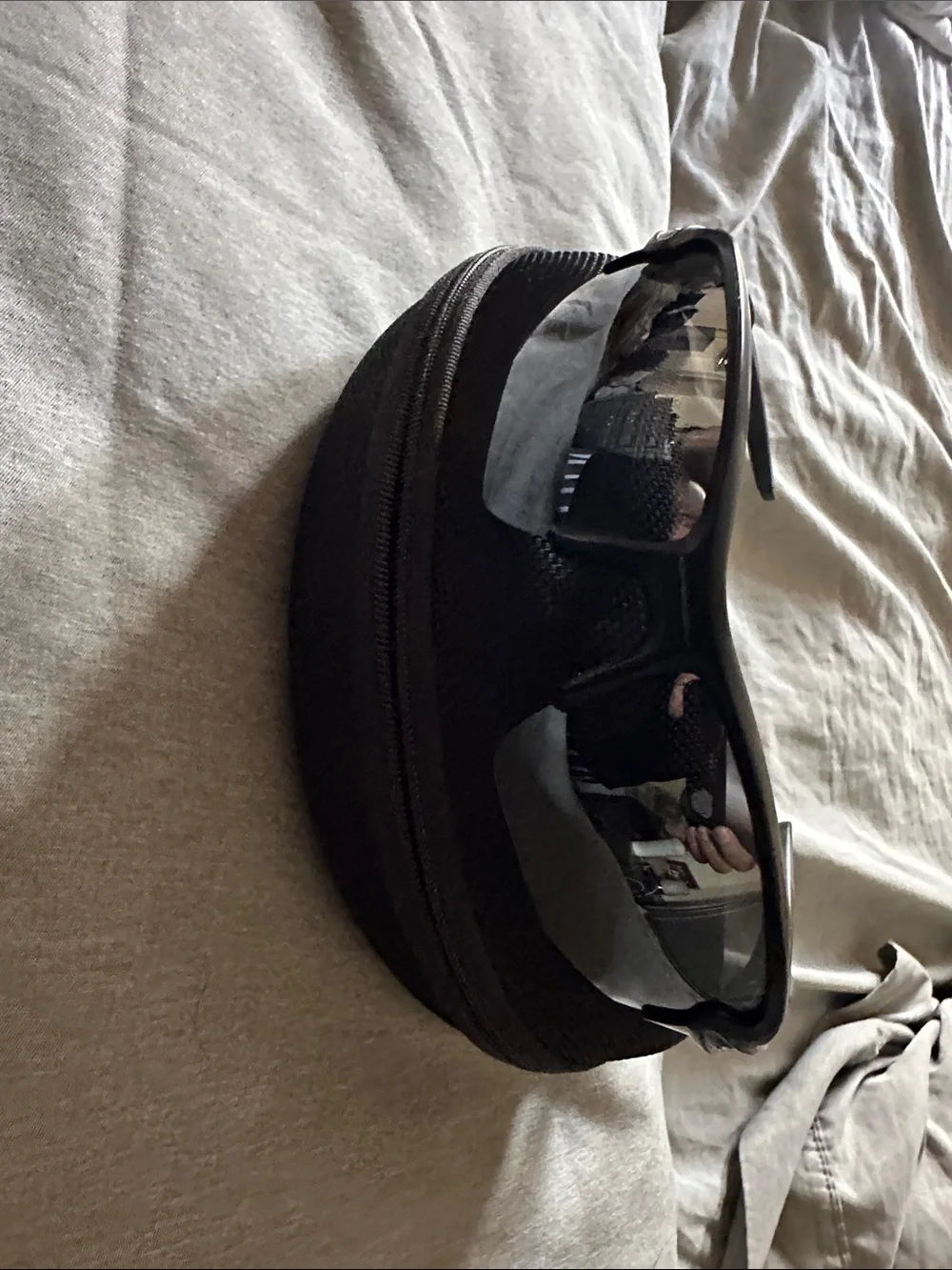 Oakley Black Frame Sunglasses with Gray Smoke Lenses